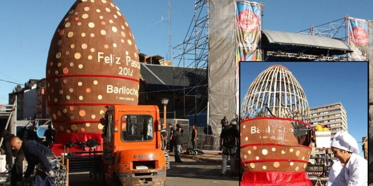 Chocolate makers create 300kg, 7-foot tall Easter egg – Britain